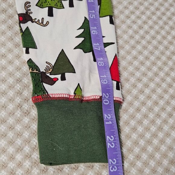 Lazy One No Peeking Flapjack Button Front One Piece Reindeer Christmas Pajamas - Picture 14 of 15